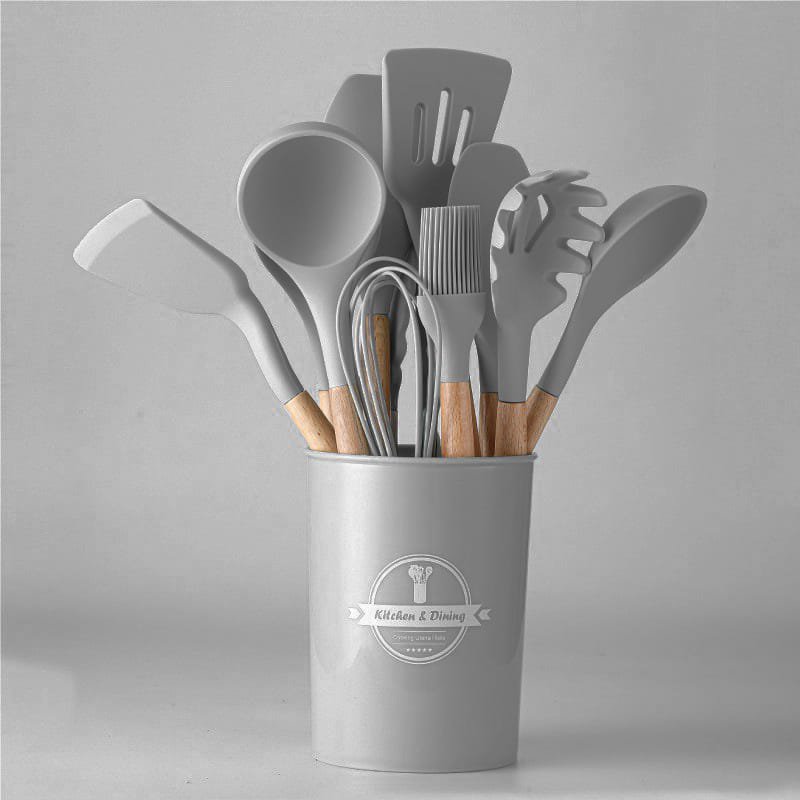 Silicone spoons set