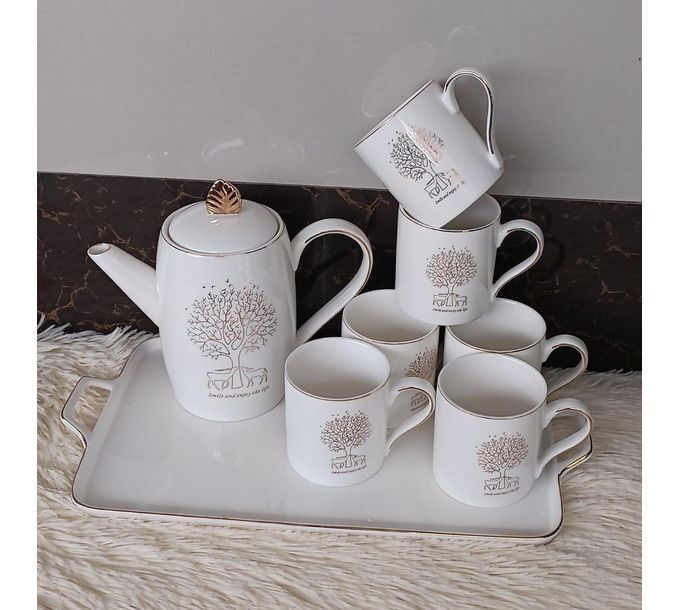 8pcs Ceramic Tea Set