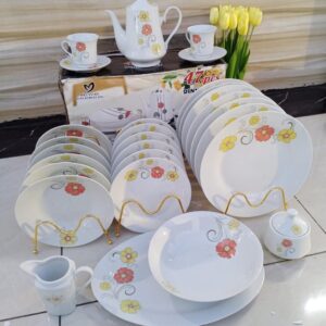 47pcs Flowered dinner set